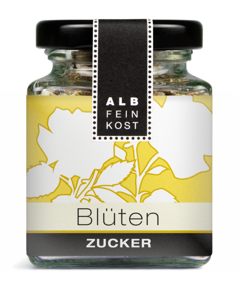 Albfeinkost Blütenzucker im Glas
