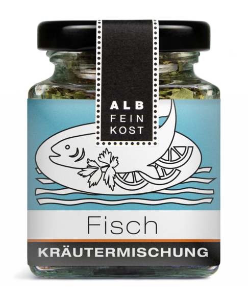 Albfeinkost Fisch Kräutermischung im Kräuter Glas