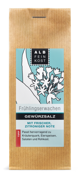 Albfeinkost Frühlingserwachen Gewürzsalz in der Gewürz Tüte