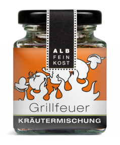 Albfeinkost Grillfeuer Kräutermischung im Kräuter Glas