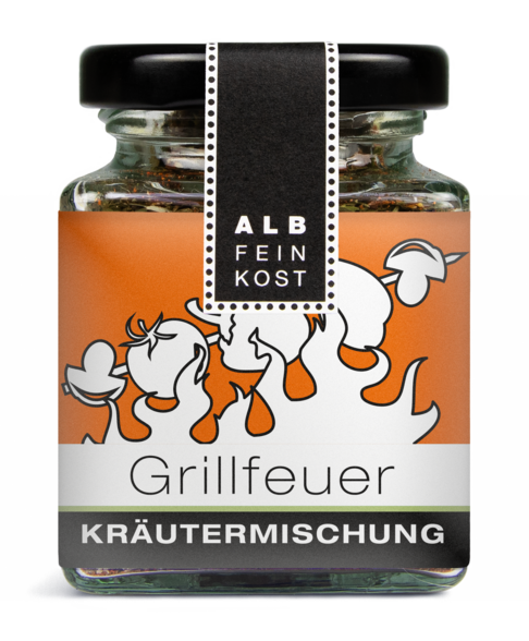Albfeinkost Grillfeuer Kräutermischung im Kräuter Glas