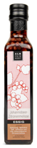 Albfeinkost Johannisbeer Zitronenmelisse Würz Essig Flasche