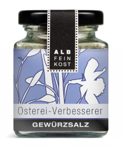 Albfeinkost Osterei-Verbesserer Gewürzsalz im Gewürzglas
