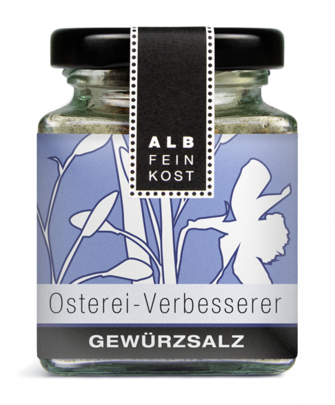 Albfeinkost Osterei-Verbesserer Gewürzsalz im Gewürzglas