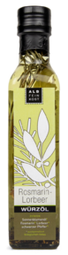 Albfeinkost Rosmarin Lorbeer Würz Öl Flasche