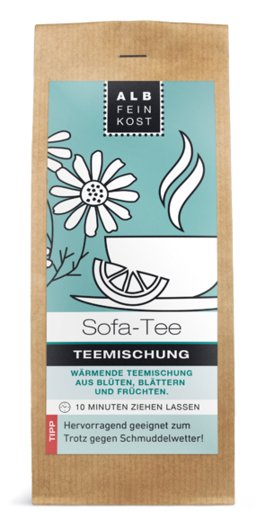 Albfeinkost Sofa-Tee Teemischung in der Papiertüte