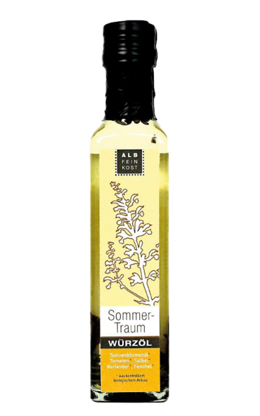Albfeinkost Sommertraum Würz Öl Flasche