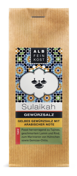 Albfeinkost Sulaikah Gewürzsalz in der Gewürz Tüte