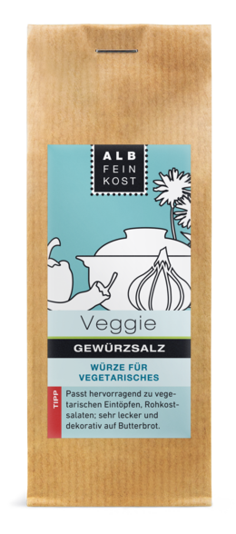 Albfeinkost Veggie Gewürzsalz in der Gewürz Tüte