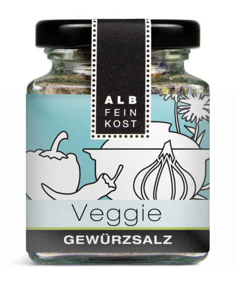 Albfeinkost Veggie Gewürzsalz im Gewürzglas