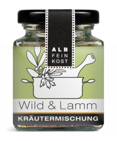 Albfeinkost Wild & Lamm Kräutermischung im Kräuter Glas