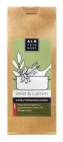 Albfeinkost Wild & Lamm Kräutermischung in der Tüte